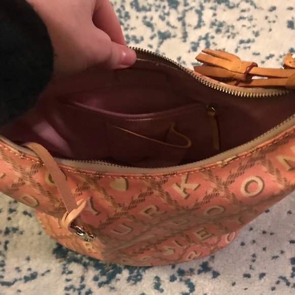 Last Chance D&B Pink Signature Bucket Shoulder Bag - Picture 4 of 6